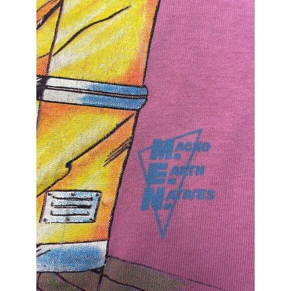 VTG Macho Earth Natives One Last Pin 1991 T-shirt Men Large 90s Single Stitch - Picture 3 of 11